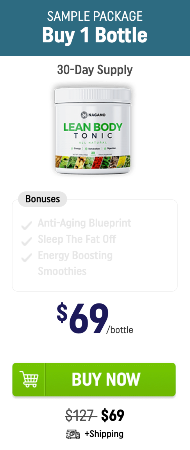lean body tonic-30-days-supply