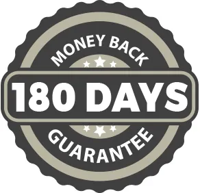 180-day back guarantee - lean body tonic